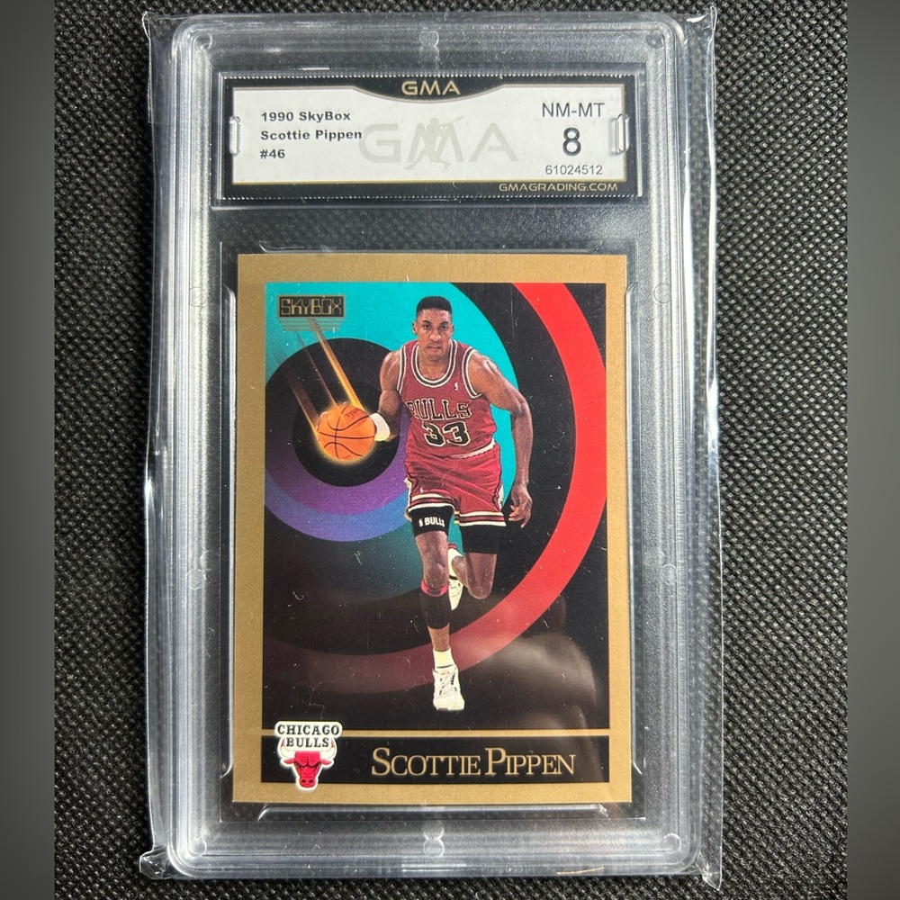 1990 Skybox Scottie Pippen Gma 8 Chicago Bulls Hof🔥🔥🔥